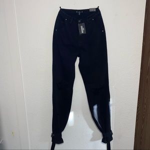 Talk Black Mom Jeans